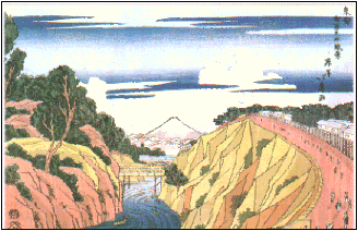 Scenery of Ocha-no-mizu in Edo-era
